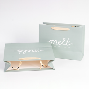 Thiết kế khuyến mãi sang trọng bán buôn tùy chỉnh in <span class=keywords><strong>logo</strong></span> thương hiệu quần áo bán lẻ Quà Tặng mua sắm đồ trang sức túi giấy với xử lý - Product Image 2