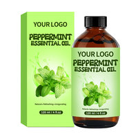 Huile de menthe poivrée biologique pure huile essentielle de menthe pour le corps raffermissant éclaircissant extraits de plantes de pin Ylang