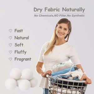 Boules de séchage en laine de Nouvelle-Zélande réutilisables, réduisent le temps de séchage, hypoallergéniques, adoucissant textile biologique de qualité supérieure, boules de séchage en laine - Product Image 3