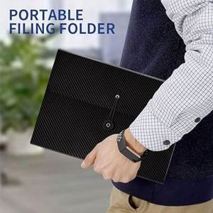 Organizador de Archivos Expandible al Mejor Precio, 13 Bolsillos, Sistema de Archivo de Plástico Expandible para Recibos y Documentos - Product Image 4