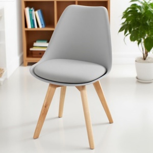 Chaise de salle à manger en tissu de Style moderne nordique coloré maison salon Restaurant café - Product Image 1