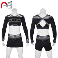 De joie personnalisés vêtements de sport de haute qualité cheer uniformes uniformes de cheerleading pour la joie des cascades de concurrence