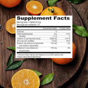 Private Customization Vitamin C Effervescent Tablets Antioxidant Support Immune Enhancement Cardiovascular Protection - Product Image 6