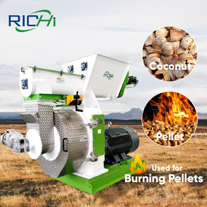 Richi CE chứng nhận 3-4t/h SINH KHỐI vỏ dừa Vỏ máy làm viên để đốt viên - Product Image 1