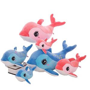 Aifei Speelgoed Groothandel Creatieve Zeven Sterren Gevlekte Dolfijn Pluche Speelgoed Roze Zee Dier Kussen <span class=keywords><strong>Aquarium</strong></span> Souvenirs Geschenken Pp Katoen - Product Image 1