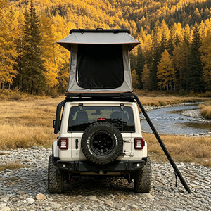 Carpa de techo para coche, de aleación de aluminio, con carcasa rígida, apertura rápida, tipo extendido, una habitación, para las cuatro estaciones, de tela Oxford de poliéster. - Product Image 4