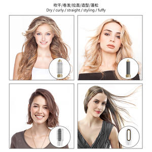 Secador de Pelo Profesional 5 en 1 con Cabezales Intercambiables de Cerámica de Turmalina para Alisar, Rizar y Peinar - Product Image 3