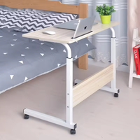 Salon mobile Table d'ordinateur portable Bureau de chambre à coucher Table d'ordinateur réglable en hauteur Bureaux d'ordinateur