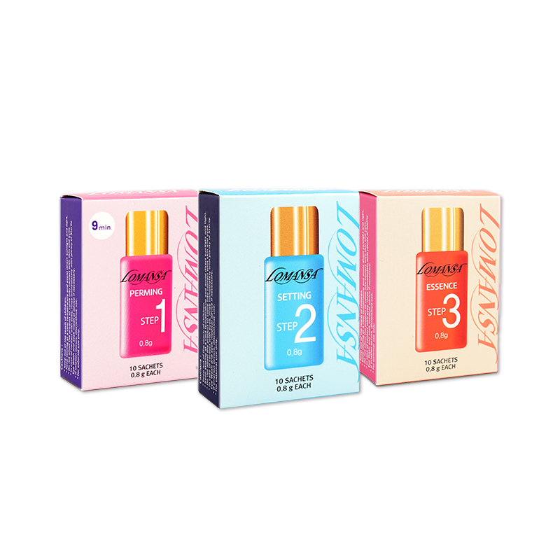 Набор для наращивания ресниц lom3x Plus перманентный, набор для завивки и ухода за ресницами, в коробке, для длительного роста