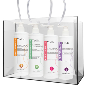 Le salon utilise un shampooing professionnel à la kératine pour améliorer et réparer les cheveux crépus, ainsi qu'un shampooing épaississant à base de plantes naturelles - Product Image 1