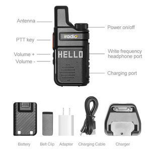<span class=keywords><strong>Iradio</strong></span> V2 Plus 80 canaux CH 2.5W puissance analogique pour Radio portable bidirectionnel UHF/VHF DMR jambon talkie-walkie - Product Image 6
