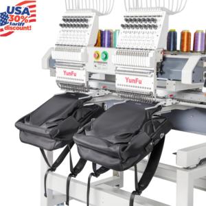 Tappo di riduzione della tariffa/t-shirt/macchina da ricamo piatta 2 teste 12-15 aghi per la consegna a domicilio con cuscinetto computerizzato spedizione rapida - Product Image 5