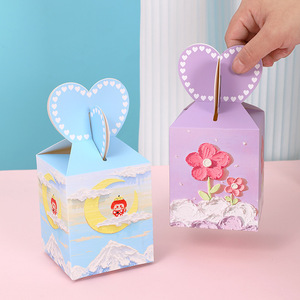 Scatola regalo di Ping Kidsren natale per Apple Packaging barattolo eco-friendly PET riciclato per la vigilia di natale scatole regalo di caramelle - Product Image 3