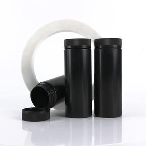 Black HDPE Plastic <b>Pill</b> <b>Bottle</b> 100ml 150ml 200ml with Tear Off Flip Cap Vitamin Supplement Container Custom Logo Wholesale - Product Image 6