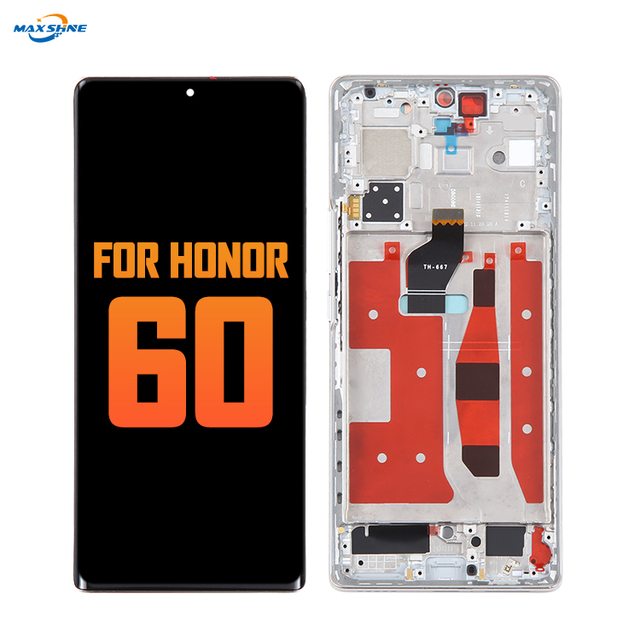 Original 6.67'' Display for Huawei Honor 60 & 6C Pro Mobile Phone Screen Replacement with Frame 1-Year Warranty