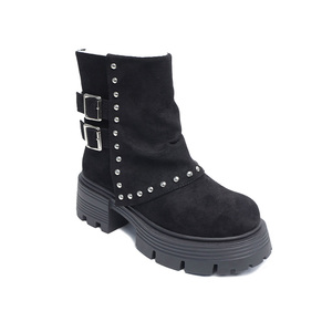 Botines de Plataforma con Tachuelas y Hebilla para Mujer - Product Image 5