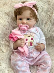 Muñeca Reborn Jieyang Water General, Cambia de Color, Simulador de <span class=keywords><strong>Sueño</strong></span> de Fantasía, 18 Pulgadas/45 cm, 50 2pai, 35 Pulgadas, Media Carcasa - Product Image 2