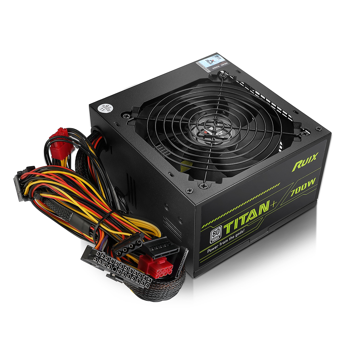 Ruix Titan700 Oem Odm Stroombron Atx 2.31 24pin 450W Gaming Computer Computer Computer Atx Cpu Voeding Voor Pc Gaming