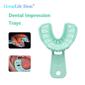 Greatlife Dent Plateaux dentaires jetables, plateaux d'empreinte et d'implantation jetables, plusieurs tailles disponibles <span class=keywords><strong>pour</strong></span> usage clinique oral - Product Image 3