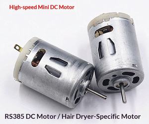 Moteur DC R385 / Moteur de sèche-cheveux / Mini moteur haute vitesse / Petit moteur 12V fabriqué dans d'autres régions étrangères - Product Image 3