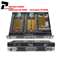 XT4000 Amplificateur de puissance numérique professionnel de classe D Coque métallique de 4000 watts pour une utilisation sur scène