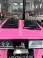 Machine à glace molle automatique commerciale, machine industrielle italienne pour la fabrication de glace molle