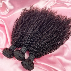 ผมต่อแบบหยิกฟูสไตล์มองโกเลีย ผมแท้แบบ Afro Kinky  แบบมัดเป็นช่อ  4A 4B 4C - Product Image 1