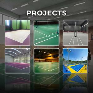 Suelo Deportivo Antideslizante de Alto Rendimiento para Canchas de Bádminton con Absorción de Impactos Superior y Protección de Articulaciones - Product Image 6