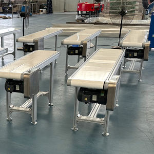 Verstelbare Snelheid Witte Pvc Band Transportband, Koolstofstaal Frame, Kan Worden Gebruikt Voor Farmaceutische Levering - Product Image 5