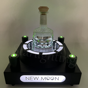 Discothèque bar métal artisanat stand d'exposition vert laser lueur LED bouteille glorifier VIP présentateur d'affichage pour Champagne XO <span class=keywords><strong>Vodka</strong></span> - Product Image 4
