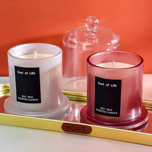 Vela Aromática en Recipiente de Vidrio, Velas de Cera de Soya de Lujo con Aroma, Marca Privada para Decoración del Hogar - Product Image 2