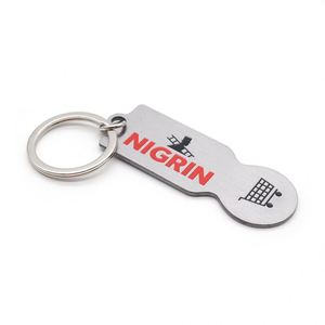 Porte-clés personnalisé avec code QR, populaire en Allemagne, déclencheur de chariot de courses 1EURO, porte-clés chariot de courses - Product Image 6