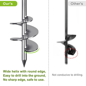 Ancoraggi a <span class=keywords><strong>vite</strong></span> AMBITION, Ancoraggi multiuso, Ancoraggi a terra per trampolini, capannoni, tettoie, serre - Confezione da 6 - Product Image 3