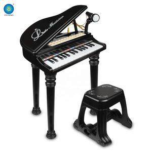 Teclado <span class=keywords><strong>Infantil</strong></span> <span class=keywords><strong>2022</strong></span> para Niñas de 3 a 6 Años, Piano para Principiantes con Micrófono, Juguetes Musicales Multifuncionales para Bebés - Product Image 1