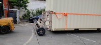 Chariot de transport de conteneurs de type élévateur électrique à batterie mécanique/hydraulique/lithium