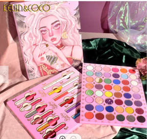 <span class=keywords><strong>2022</strong></span> nueva llegada todo en 1 delineador de ojos sombra de ojos de alta pigmentación Venta caliente paleta de sombras de maquillaje de la mejor calidad - Product Image 2