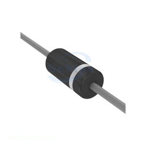 Buy Electronics Components Online HER203G R0G DO-204AC, DO-15, Axial Single Diodes Manufacturer Channel - Product Image 1