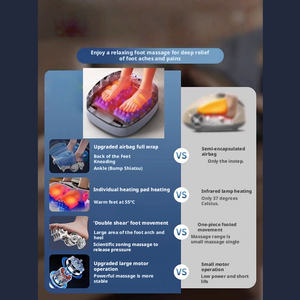 Массажер для ног RENOVACARE с функцией Гуаша и Шиацу, с подогревом и таймером, производство Фуцзянь, для дома, офиса и спа-салонов - Product Image 6
