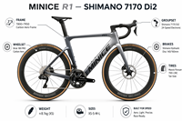 Vélo de route aérodynamique en carbone Toray T800 Mitsubishi TR50, 24 vitesses, freins à disque Di2, blanc, complet, cadre rigide 700c, roues entièrement en carbone