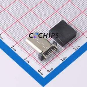 XUBF-0336-8137 USB Connector Through hole Component (THT) Connector Type-C USB 3.1 Female Through Hole - Product Image 2