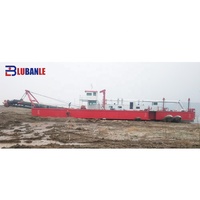 Дизельный земснаряд LUBANLE 520 м³/ч с редукторным двигателем, насосом и мотором для добычи песка из рек и озер