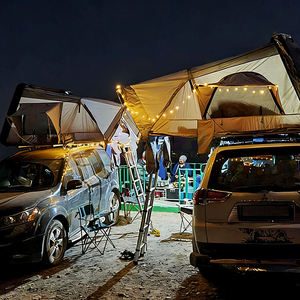 Tente de toit rigide moderne pour camping en plein air, 4x4, luxe, kaki, avec échelle - Product Image 5