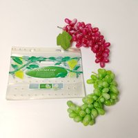 Bolsas de Embalaje para Frutas con Asa Resistente, Fuelle Inferior y Orificios de Ventilación para Almacenamiento y Transporte de Uvas