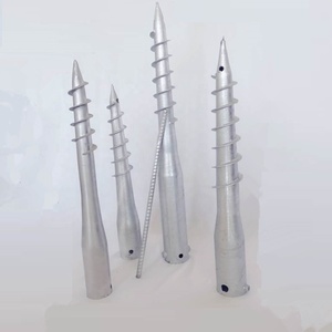 Anclaje de Tornillo <span class=keywords><strong>para</strong></span> Tierra <span class=keywords><strong>Galvanizado</strong></span> en Caliente, Gran Cantidad de Herrajes <span class=keywords><strong>para</strong></span> Sistemas de Montaje Solar - Product Image 6