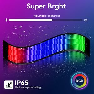LED Sign 77x8in APP Control Scrolling Text Waterproof Flexible USB Powered for <b>Window</b> Display - Product Image 4
