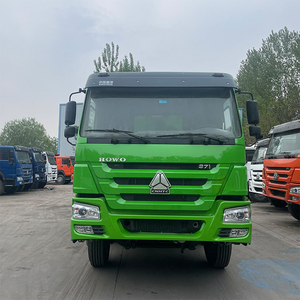 中古ティッパートラックダンプSinotruckHowoダンパートラック8X4 3712ウィーラーグリーンLDH - Product Image 3