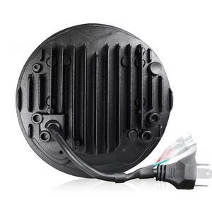 Phare LED <span class=keywords><strong>de</strong></span> 5,75 pouces pour Jeep Wrangler et moto |   60W Angel Eye Halo DRL |   Lampe <span class=keywords><strong>de</strong></span> projecteur tout-terrain à faisceau haut/bas 6000K - Product Image 4