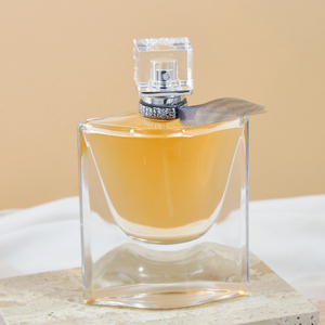 Premium Grade Bottle for Perfume 65ml Flat Round Glass Perfume Bottle