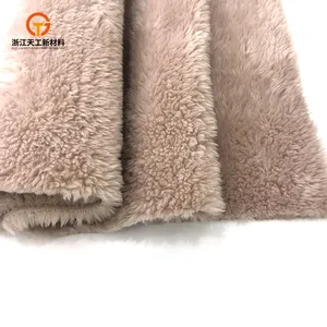 Vải Lông Cừu Giả Lông Cừu In Hoa Vải Dệt Hoa Ngụy Trang Polyester Chất Lượng Cao