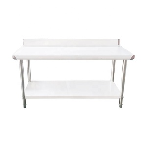 Grande vente de liquidation Table de travail en acier inoxydable Table de travail en inox Banc en acier inoxydable pour les fournitures d'hôtels et de restaurants - Product Image 1